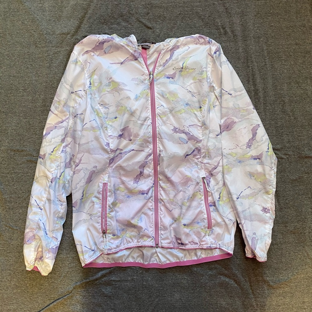 Eddie Bauer Watercolor Windbreaker